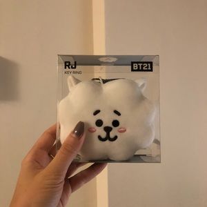 RJ BTS Plush Keychain